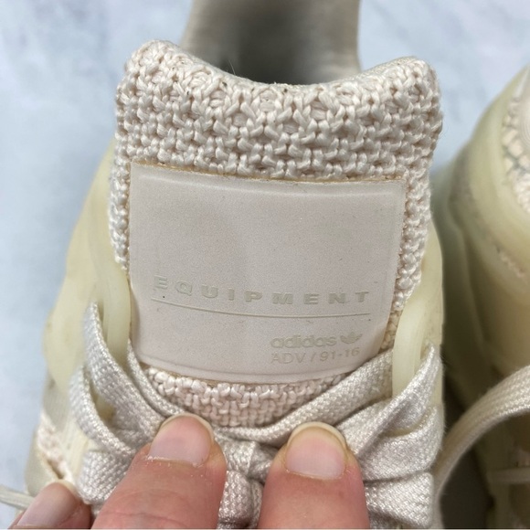 Adidas Women's EQT Equipment‎ ADV 91-16 Lace Up Tennis Shoes Sneakers Tan Size 6 - Picture 3 of 9